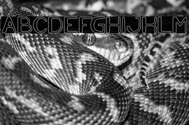 Cartoon Character-Hollow Font examples