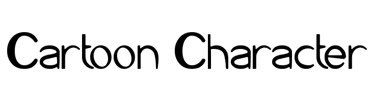 Cartoon Character Font