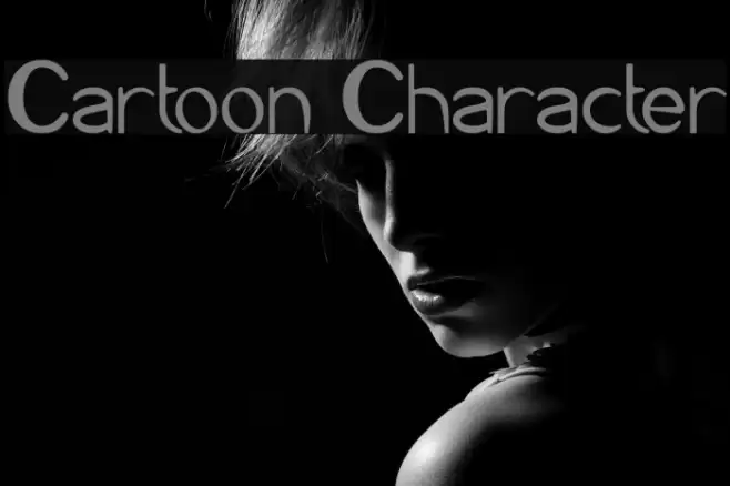 Cartoon Character Font examples