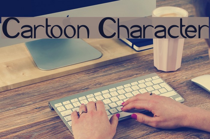 Cartoon Character Font examples