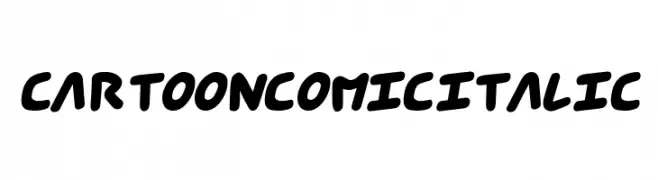 Cartoon Comic Italic  नि: शुल्क फ़ॉन्ट्स डाउनलोड
