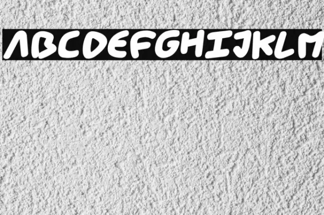 Cartoon Comic Italic Font examples