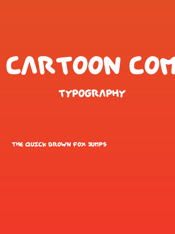 Cartoon Comic Poster