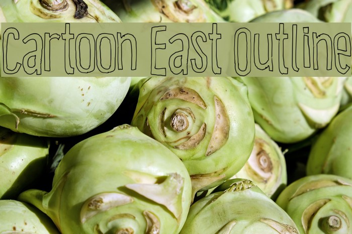 Cartoon East Outline Fuentes examples