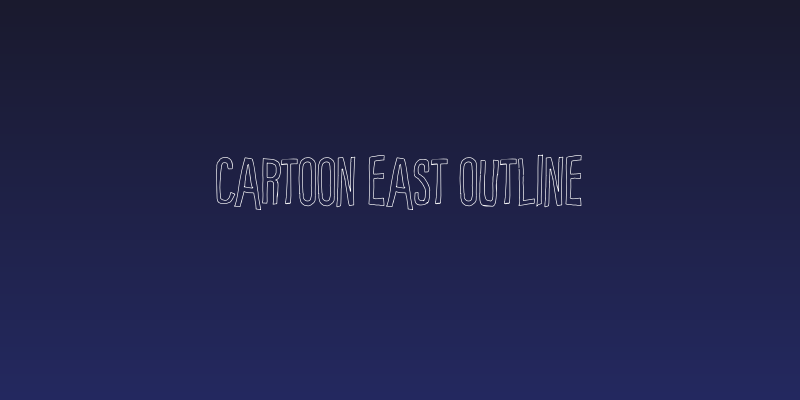 Cartoon East Outline Social Header