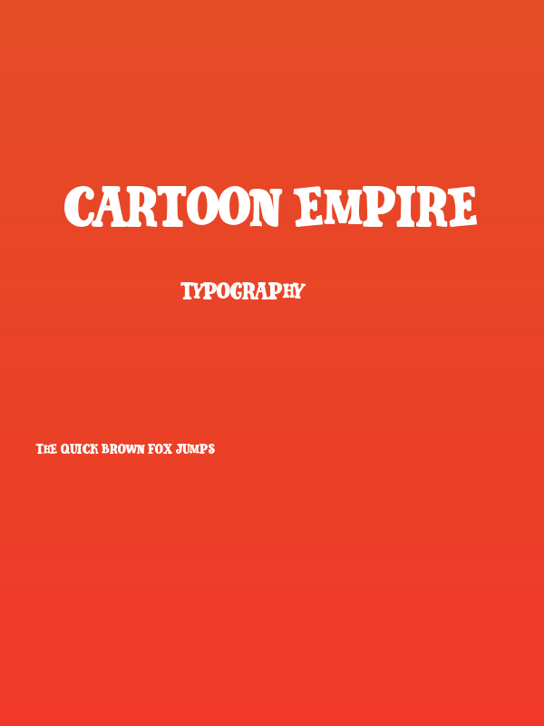 Cartoon Empire Poster