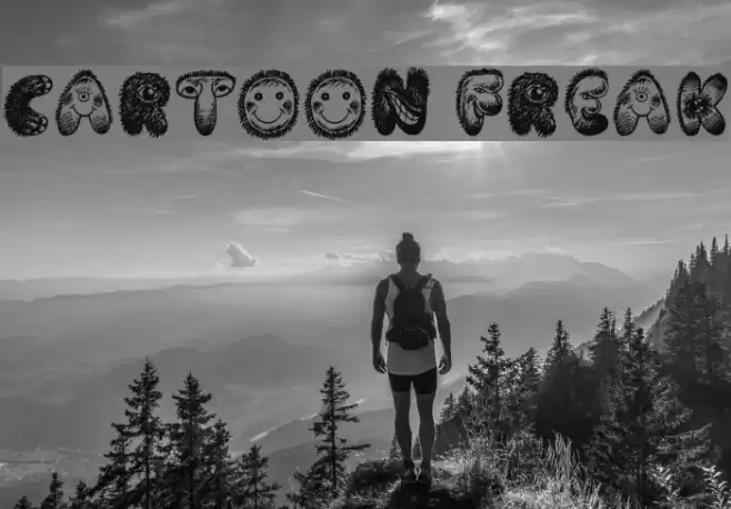 Cartoon Freak Caratteri examples