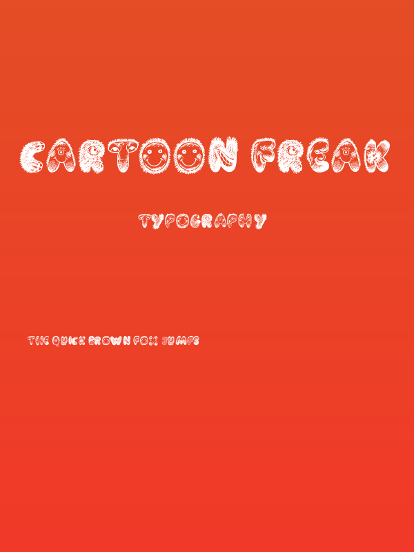 Cartoon Freak Poster