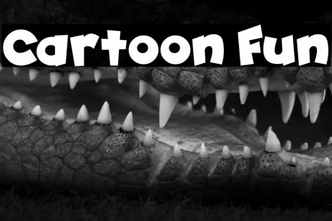 Cartoon Fun Font examples