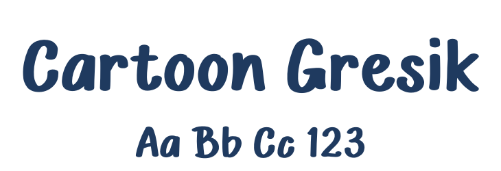 Cartoon Gresik Font Preview