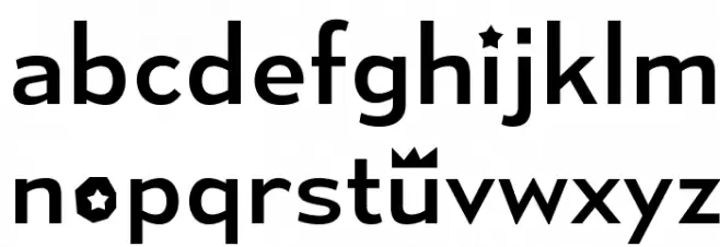 Cartoon Idol خط أحرف صغيرة