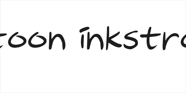 Cartoon Inkstrokes Logo