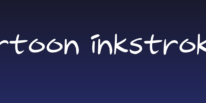 Cartoon Inkstrokes Social Header
