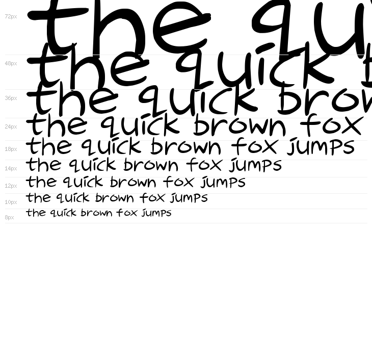 Cartoon Inkstrokes Waterfall