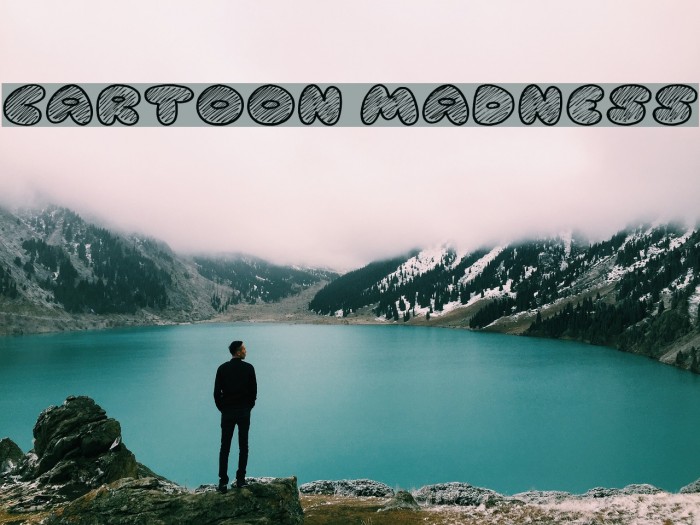 Cartoon Madness Font examples