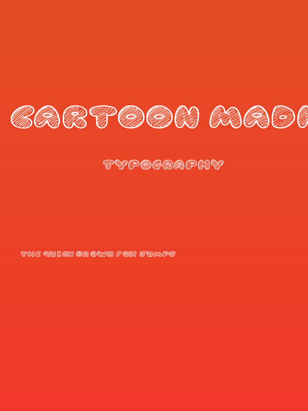Cartoon Madness Poster