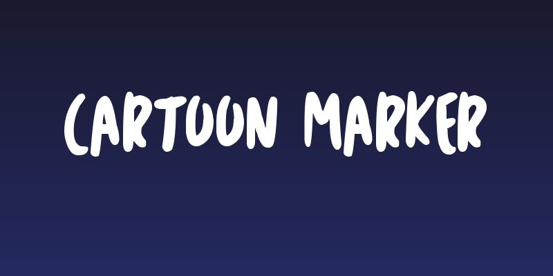 Cartoon Marker Social Header