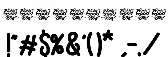 Cartoon Movie Шрифта ДРУГИЕ символов