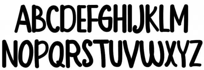 Cartoon Movie Font UPPERCASE