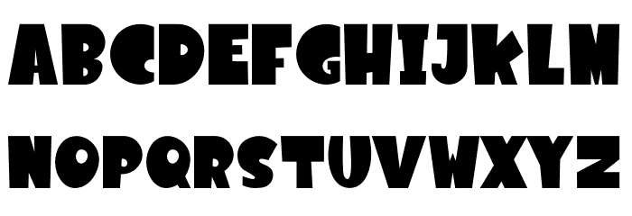 Cartoon PERSONAL USE ONLY Font LOWERCASE