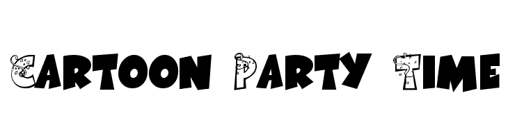 Cartoon Party Time  免费字体下载