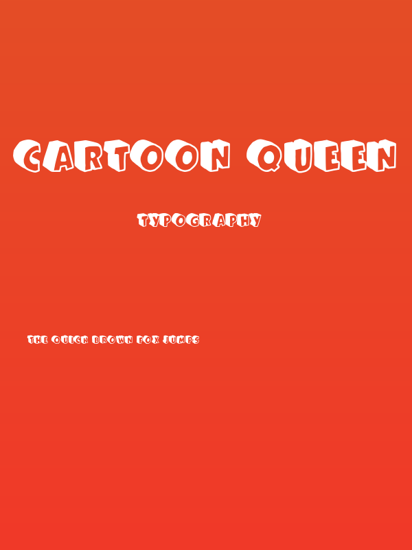 Cartoon Queen Poster