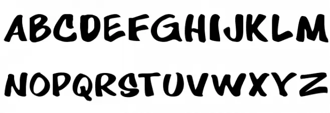Cartoon Regular Fuentes MAYÚSCULAS