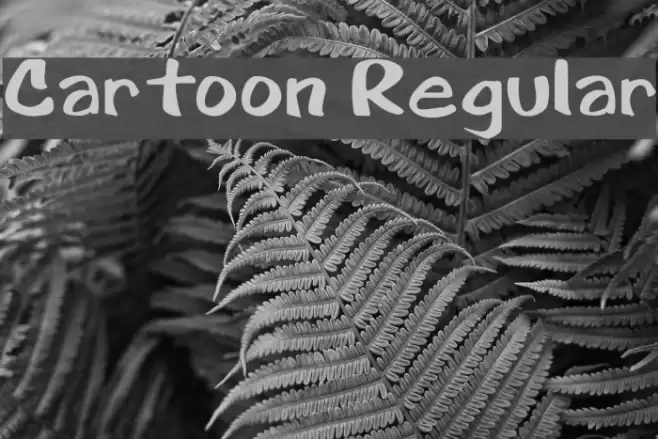Cartoon Regular Font examples