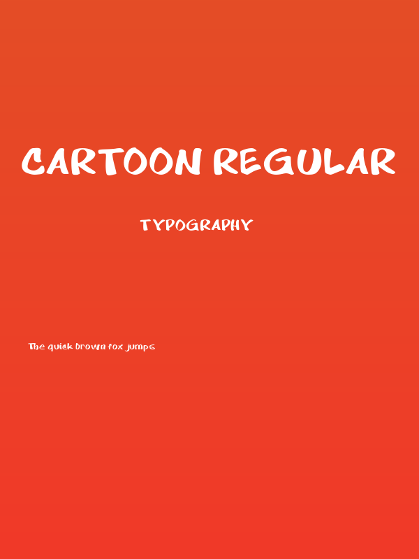 Cartoon Regular Poster