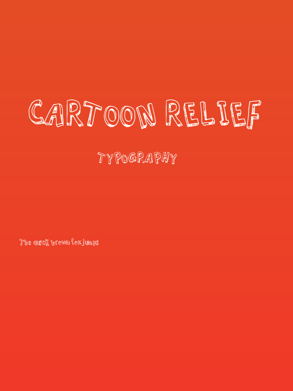 Cartoon Relief Poster