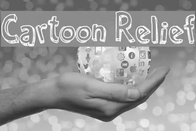 Cartoon Relief Font examples