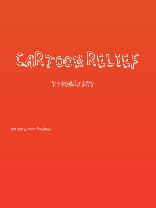 Cartoon Relief Poster