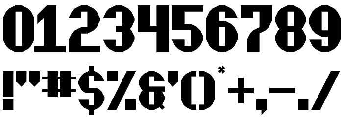 Cartoon Riot Regular Font OTHER CHARS