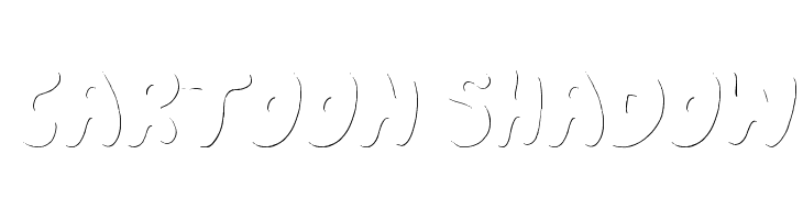 Cartoon Shadow Font