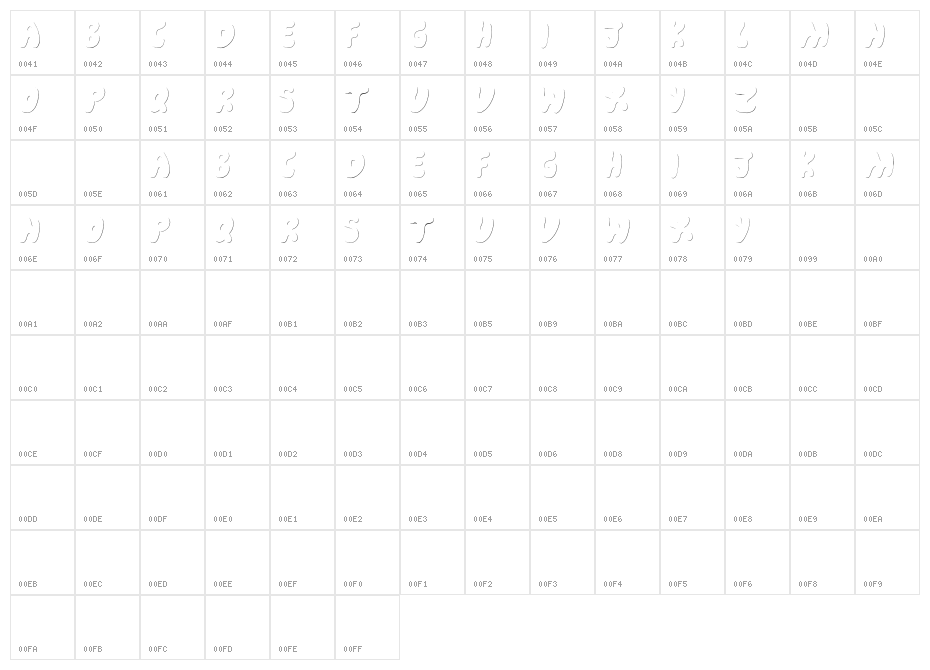 Cartoon Shadow Character Map