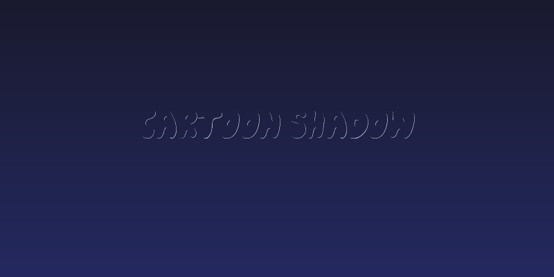 Cartoon Shadow Social Header