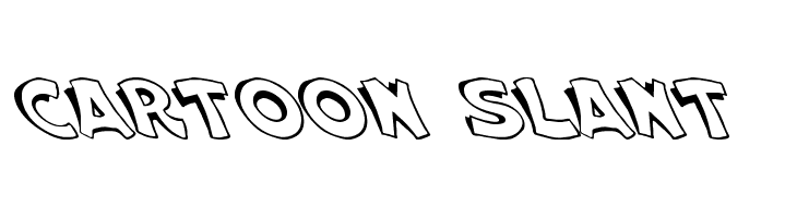 Cartoon Slant 1 Font - FFonts.net