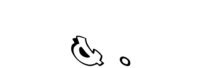 Cartoon Slant 1 Font OTHER CHARS