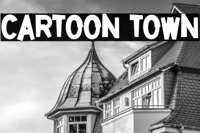 Cartoon Town Font examples