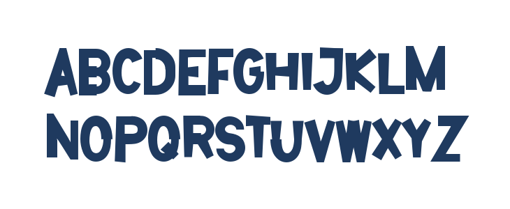 Cartoon Town Lowercase