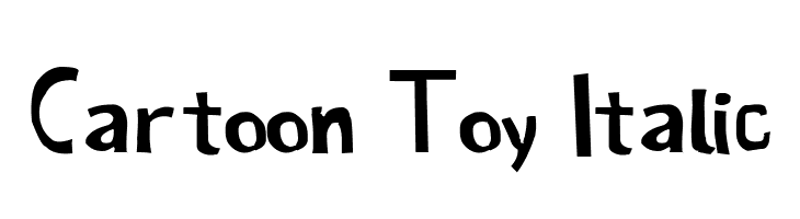 Cartoon Toy Italic  Fuentes Gratis Descargar