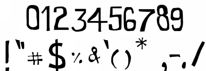 Cartoon Toy Font OTHER CHARS