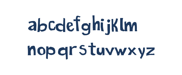 Cartoon Toy Lowercase