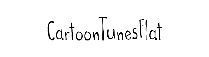 Cartoon Tunes Flat  Free Fonts Download