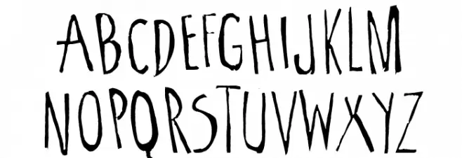 Cartoon Tunes Flat Font UPPERCASE
