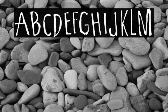 Cartoon Tunes Flat Font examples