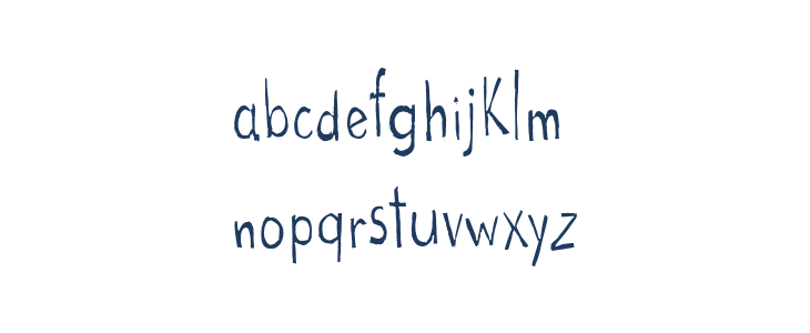 Cartoon Tunes Flat Lowercase