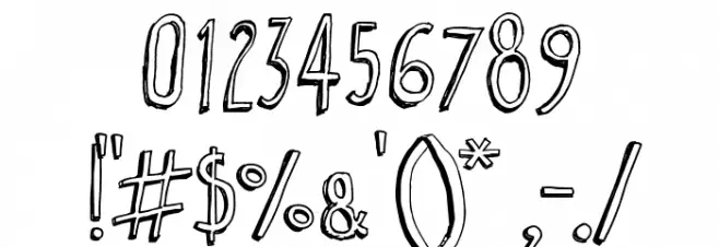 Cartoon Tunes Font OTHER CHARS