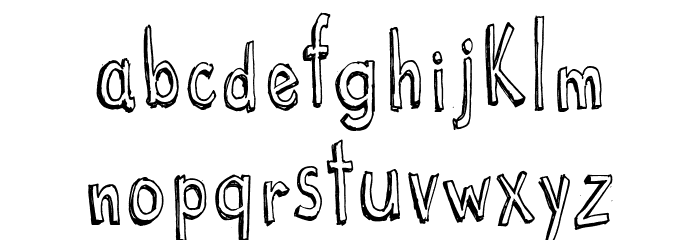 Cartoon Tunes Font LOWERCASE