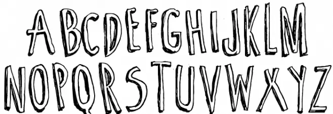 Cartoon  Tunes Font UPPERCASE